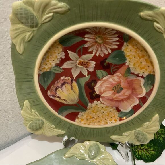 COPY - Certified International Pamela Gladding Dinner Plate Hand Painted Floral… - Picture 4 of 11